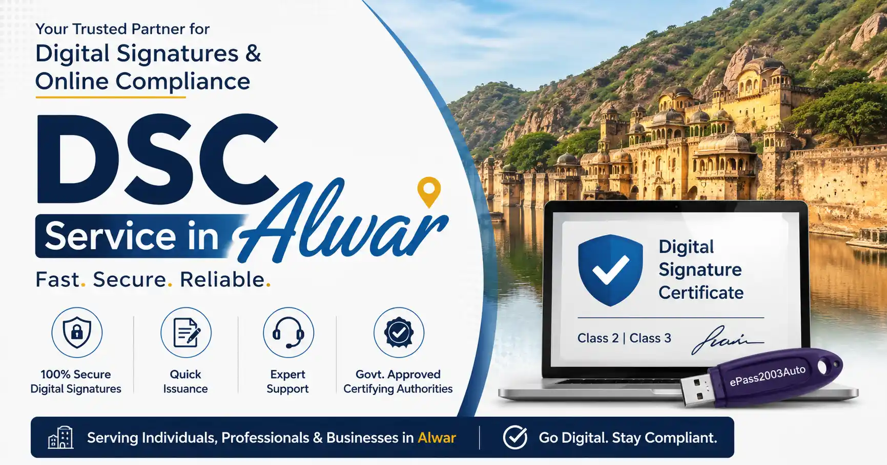 DSC Service in Alwar - Fast &amp; Secure Digital Signature